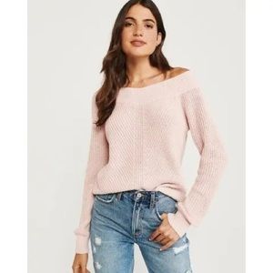 Abercrombie & Fitch, Light Pink Sweater, size Small